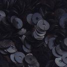 6mm Flat Round Loose SEQUINS PAILLETTE ~ WOOD GRAIN * EBONY * ~  Made in USA
