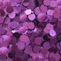 10mm Flat SEQUIN Loose PAILLETTES ~ Deep PURPLE Metallic ~ Round Disc ~