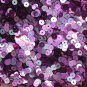 5mm Flat SEQUIN PAILLETTES ~ AMETHYST PURPLE CRYSTAL Rainbow Iris Iridescent