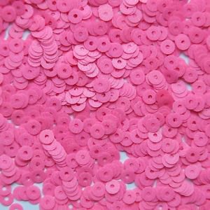 4mm Flat SEQUIN PAILLETTES Loose ~ Neon Bright Pink Opaque~ Made in USA
