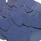 Navy Blue Metallic Navette Leaf Sequins 1.5 inch Couture Paillettes