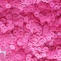5mm Flat SEQUIN PAILLETTES ~ PINK Opaque NEON FLUORESCENT ~ Made in USA.