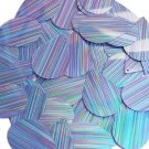 Light Blue Sequins City Lights Teardrop 1.5 inch Reflective Couture Paillettes
