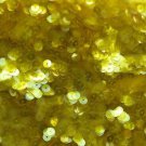 6mm Flat Loose Sequin Paillette Sunshine Yellow Transparent See-Thru Made in USA