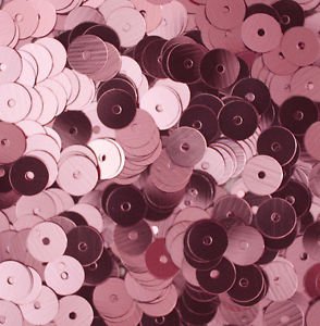 6mm Flat SEQUIN PAILLETTES ~ LAVENDER LILAC Metallic ~ Round Disc ~ Made in USA