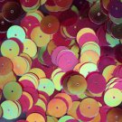 10mm Flat SEQUIN Loose PAILLETTES ~ PLUM GOLD Premium Rainbow Metallic ~ USA
