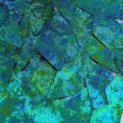 Blue Green Sequin Long Diamond Van Gogh Starry Night 1.75 inch Couture Paillette
