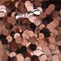 8mm Flat SEQUIN PAILLETTES ~ PINK Metallic ~ Round Disc ~ Made in USA.