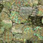 20mm ROUND SEQUIN PAILLETTES Loose ~ Gold Prism Multi Reflective ~ Made in USA