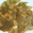 Caramel Gold Transparent Sequins Long Diamond 1.75 inch Couture Paillettes