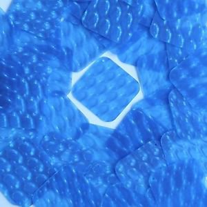 3D Blue Sequin 30mm Rounded Square Diamond Dimensional Reflector Paillettes