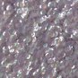 5mm Cup SEQUIN FACET Loose Paillettes ~ Transparent Lilac Lavender Iris Rainbow