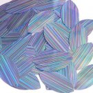 Light Blue Navette Leaf Sequin 1.5 inch City Lights Reflective Couture Paillette