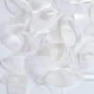 Sequin Navette Leaf 1.5 inch Crystal Mirage Loose Large Paillettes. Made in USA.