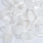 Sequin Navette Leaf 1.5 inch Crystal Mirage Loose Large Paillettes. Made in USA.
