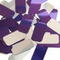 Purple Silver Metallic Sequin 2 hole Rectangle 1.5 inch Couture Loose Paillettes