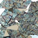 Long Diamond Sequin 1.75" Brown Stone Rocks Pebbles Gravel Gold Metallic