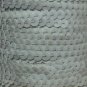 Antique Pale Green Iris Sequin Trim 6mm 1/4" wide stitched strung by yard 15'