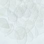 Crystal Clear Crackle Mosaic Sequin Teardrop 1.5 inch Large Couture Paillettes