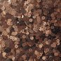 3mm Flat SEQUIN PAILLETTES ~ BRONZE Matte Silk Frost Metallic ~ Made in USA.