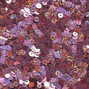 5mm Flat Sequin ~ Pink Hologram Glitter Reflective ~ Loose Paillette Made in USA