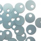 Large Hole SEQUIN PAILLETTES ~ Light BLUE Matte Silk Frost ~ Made in USA