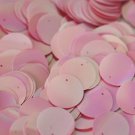 20mm ROUND SEQUIN PAILLETTE ~ Opaque Orchid Pink Rainbow Iris ~ Made in USA