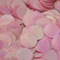 20mm ROUND SEQUIN PAILLETTE ~ Opaque Orchid Pink Rainbow Iris ~ Made in USA