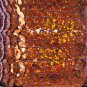 Sequin Trim Orange Hologram Reflective 8mm flat strung by the yard. Made in USA.