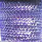 Sequin Trim Plum Purple See Thru 8mm Cup Facet strung by the yard. Made in USA.