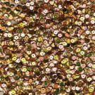 Cup Sequin 6mm Loose Gold Metallic Iris Rainbow Iridescent Made in USA