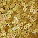 4mm Flat SEQUIN PAILLETTES ~ GOLD PRISM MULTI Reflective METALLIC ~ Made in USA