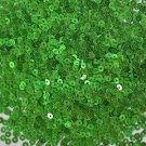 3mm Flat SEQUIN PAILLETTES ~ LIME GREEN Metallic ~ Made in USA.