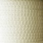 SEQUIN STRING TRIM ~ SATIN WHITE ~ 6mm FLAT strung by the yard  Made in USA