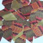 Long Diamond Sequin 1.75" Ethnic Woven Fabric Weave Multicolor Metallic