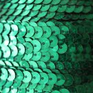 SEQUIN STRING TRIM~  GREEN LASER HOLOGRAM ~ 6mm FLAT strung by yard  Made in USA