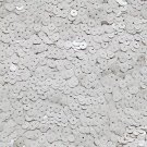 5mm Flat Sequin ~  Opaque Ivory Bone ~ Loose Paillette Made in USA