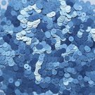 6mm Flat Loose Sequin Paillette Light Blue Matte Silk Frost Made in USA
