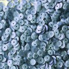 6mm Cup SEQUIN FACET PAILLETTES ~ Light BLUE Matte Silk Frost ~ Made in USA