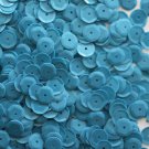 8mm Cup SEQUIN FACET PAILLETTE~ Opaque SKY BLUE ~ Loose Made in USA
