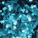 5mm Flat SEQUIN Loose PAILLETTES ~ Teal Aqua Blue Metallic ~ Made in USA