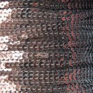 Sequin Stitched Trim 4mm ~ Bronze Premium Shiny Metallic ~ Made in USA