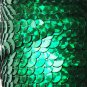 Green Prism Multi Reflective Metallic Sequin Trim 10mm flat strung. Made in USA.