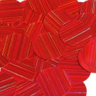 Red Sequin Round 1.5 inch City Lights Reflective Large Couture Paillettes