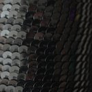 SEQUIN STRING TRIM ~ Opaque BLACK ~ 6mm FLAT strung by the yard  Made in USA