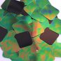 Green Jungle Rainbow Black Sequin Square Diamond 1.5 inch Couture Paillettes