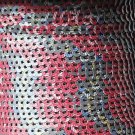 Sequin Stitched Trim 4mm ~ Petite Tartan Plaid~ Strung by the yard. Made in USA