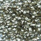 4mm Cup SEQUIN FACET PAILLETTES ~ Light Gold Matte Silk Frost Metallic