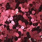 5mm Flat SEQUIN PAILLETTES ~ BURGUNDY WINE RED Metallic ~ Disc ~ Made in USA.