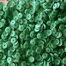 6mm Cup SEQUIN FACET PAILLETTES ~ Light GREEN Matte Silk Frost ~ Made in USA